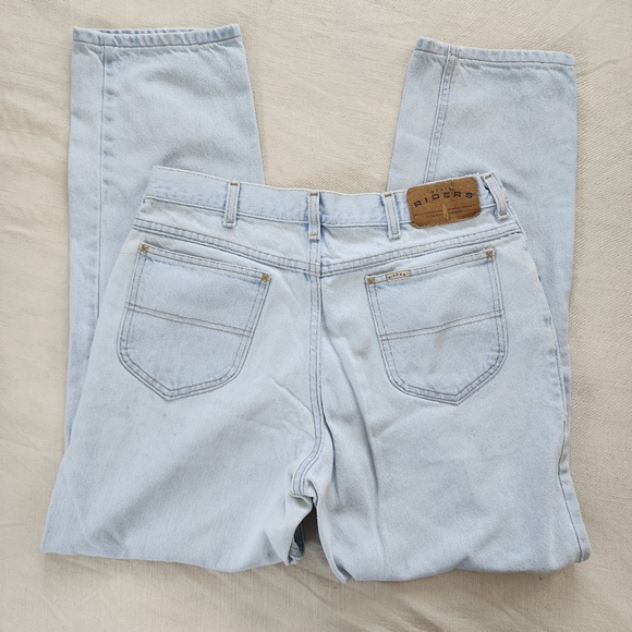 Vintage light wash high waisted jeans 32 inch waist - Picture 1 of 9